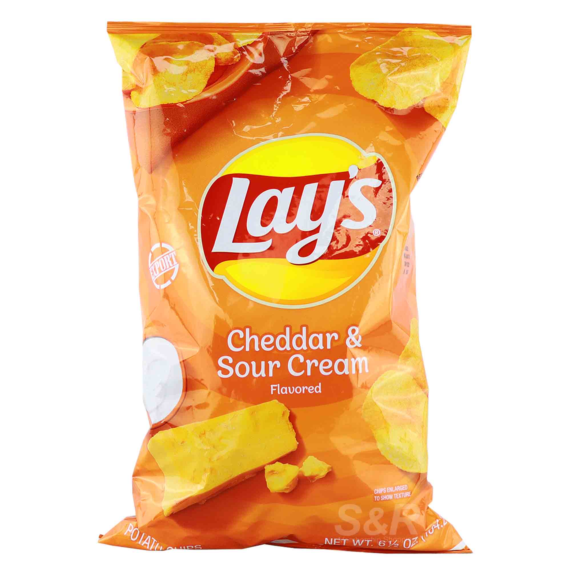 Lays Potato Chips Cheddar and Sour Cream 184.2g
